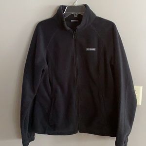 Black Columbia Full Zip Fleece